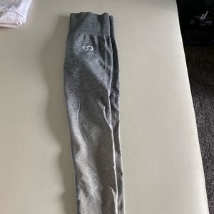 Curves & Combat Boots Grey Ombré Leggings